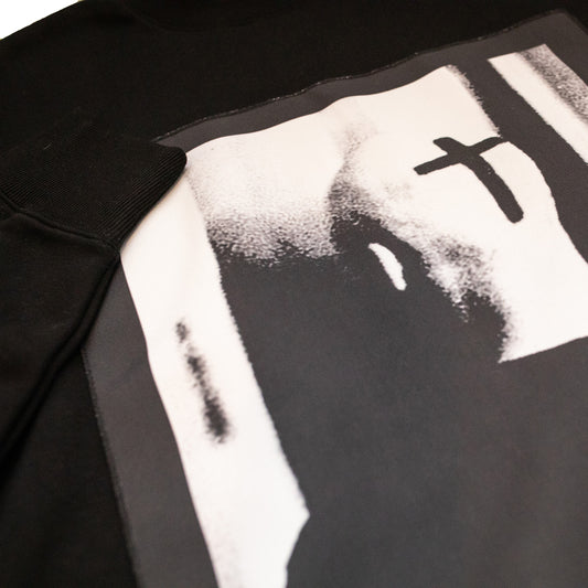 “MARQUE DU CHRIST” CREWNECK SWEATSHIRT