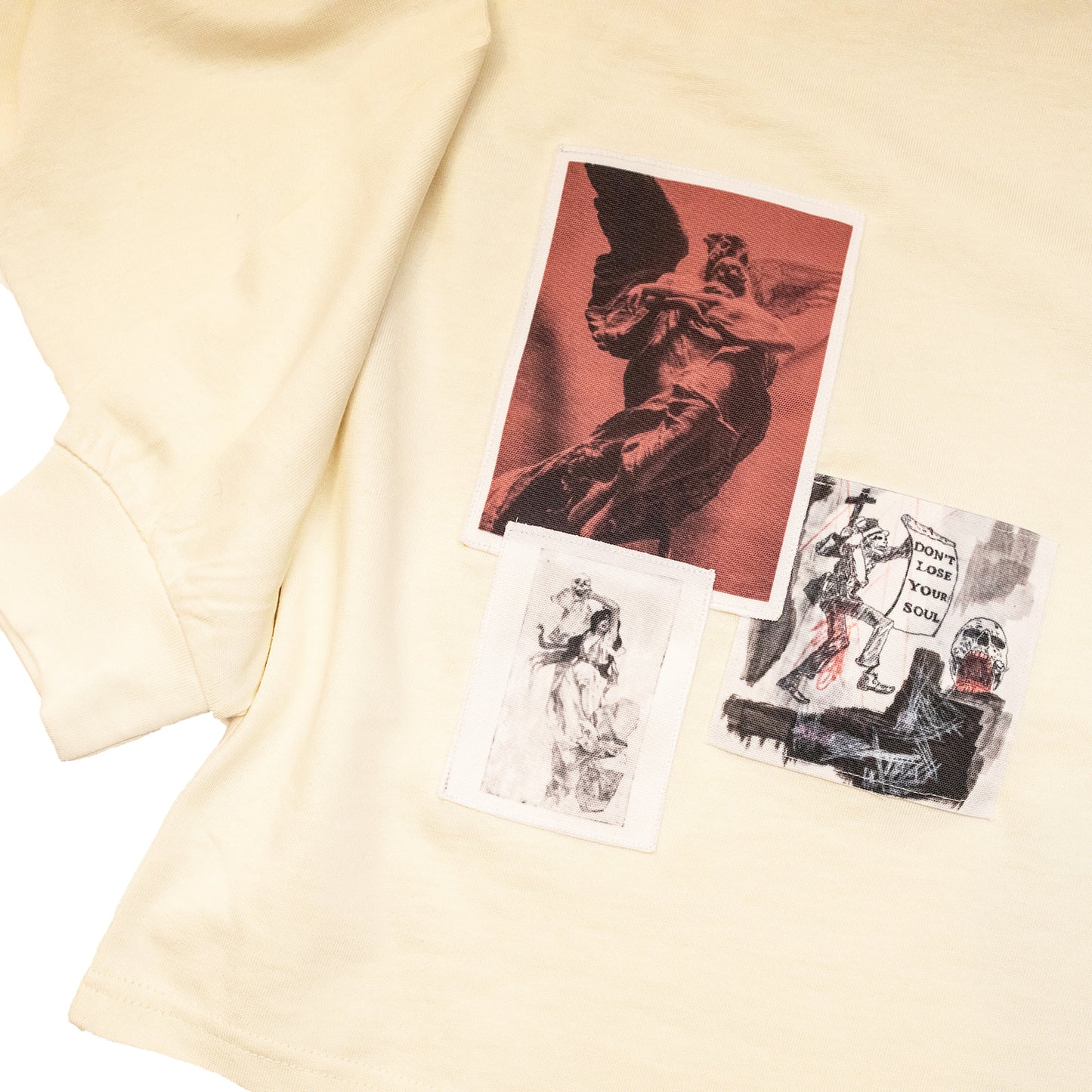 "DON'T LOSE YOUR SOUL" LS T-SHIRT - BUTTER