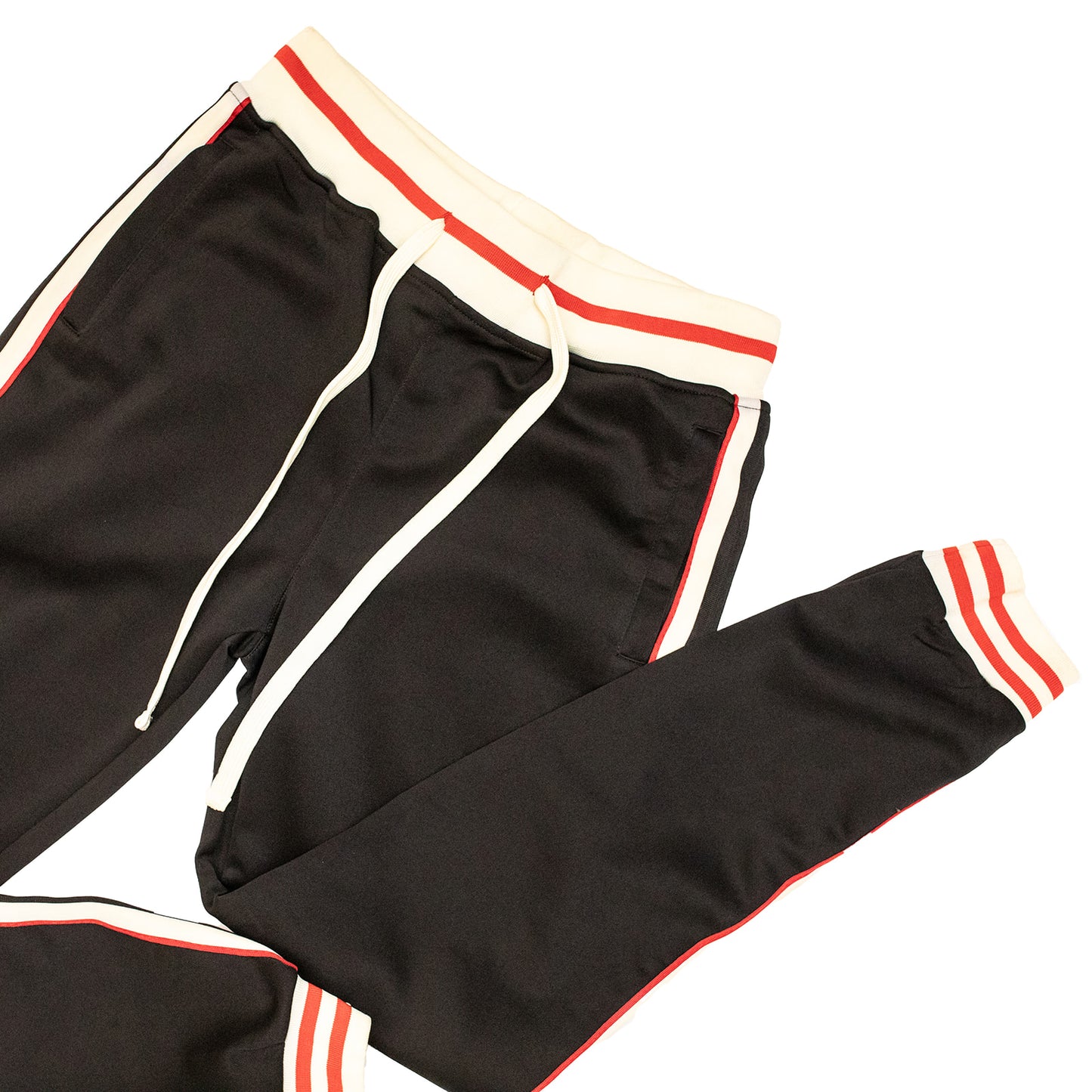"NOIR ET ROUGE" TRACK PANTS