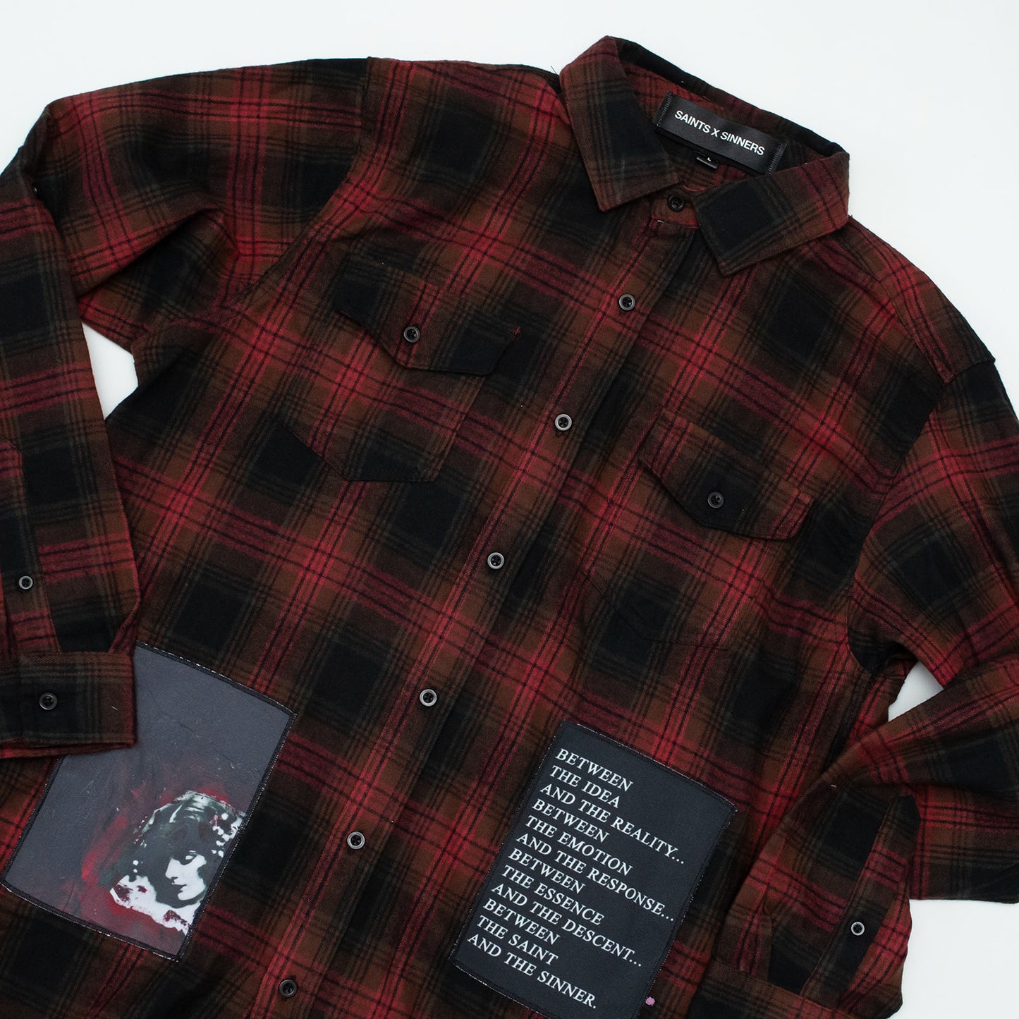 "FACES" Flannel