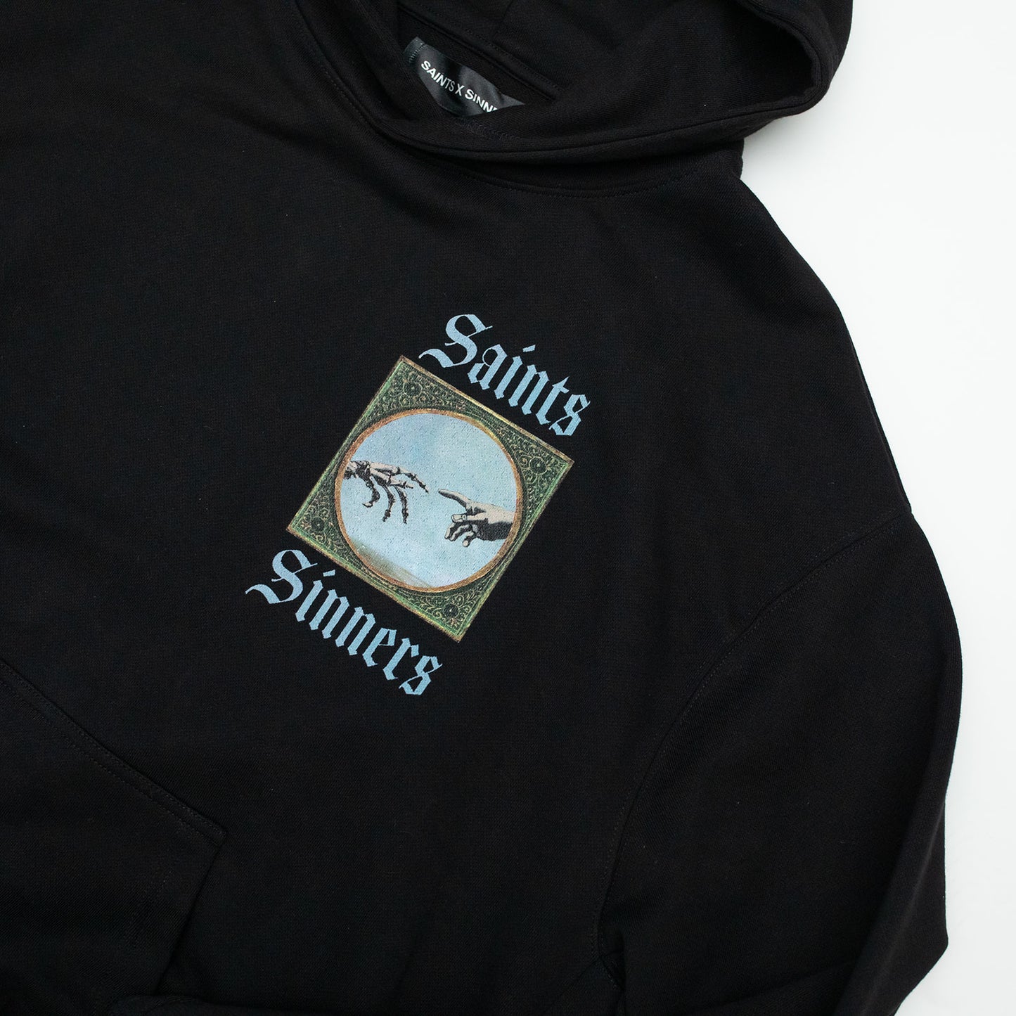 "DIVINE TOUCH" HOODIE - BLACK