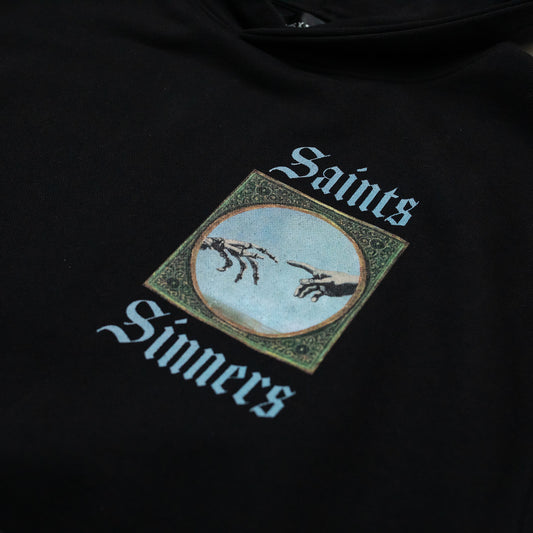 "DIVINE TOUCH" HOODIE - BLACK