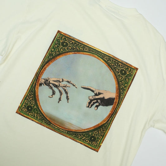 "DIVINE TOUCH" T-SHIRT - CREAM