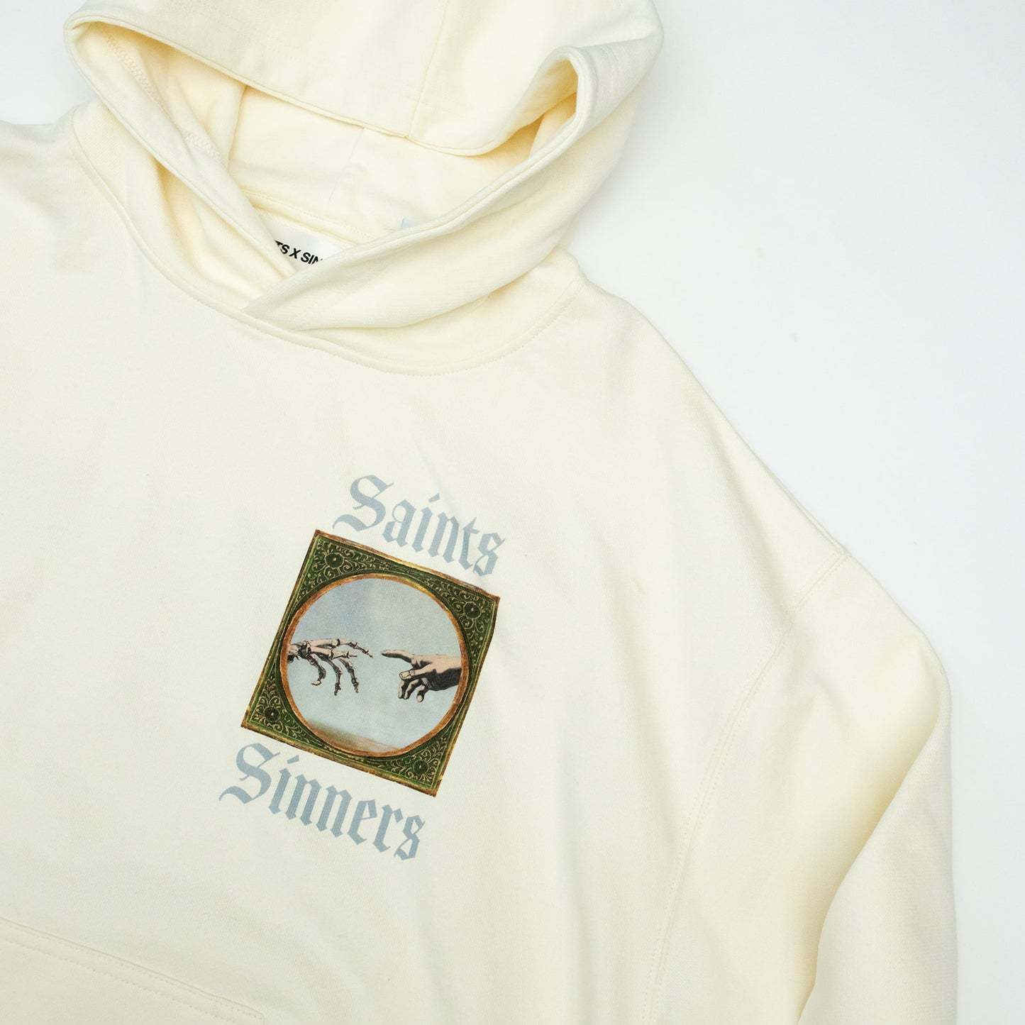 "DIVINE TOUCH" HOODIE - CREAM