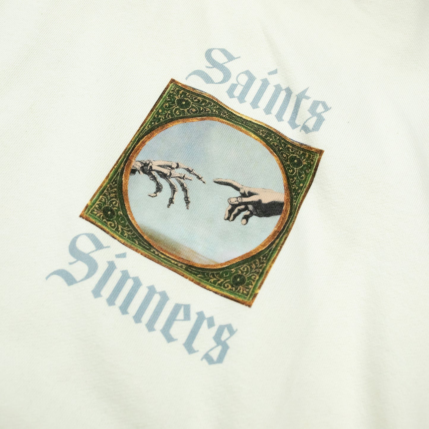"DIVINE TOUCH" HOODIE - CREAM