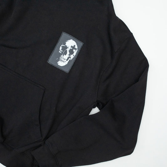 "DIVINE SKULL" HOODIE - BLACK