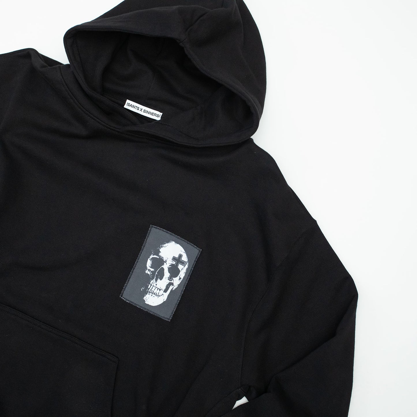 "DIVINE SKULL" HOODIE - BLACK