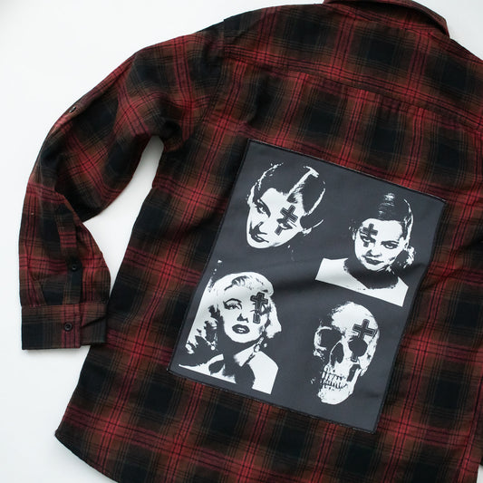 "FACES" Flannel