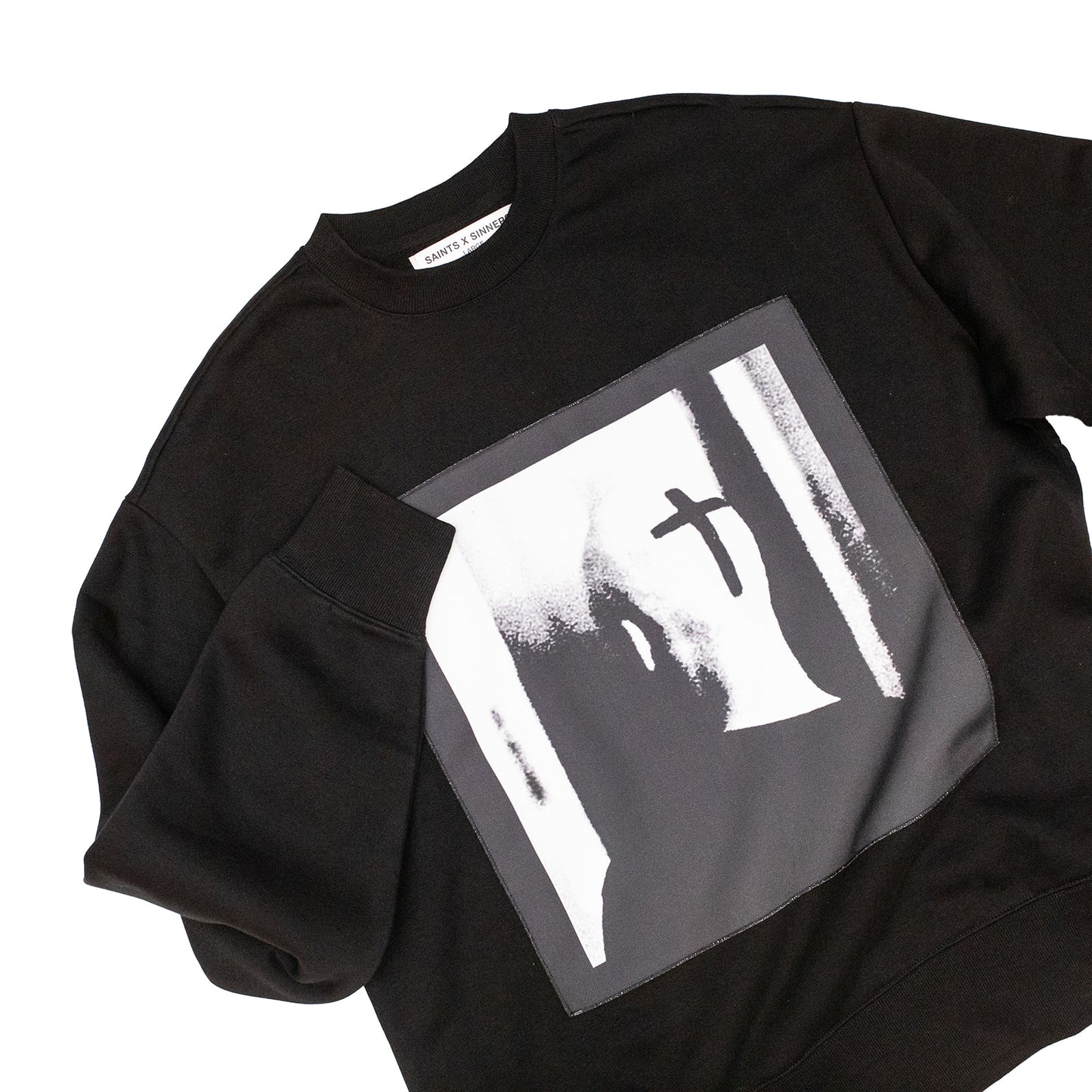 “MARQUE DU CHRIST” CREWNECK SWEATER