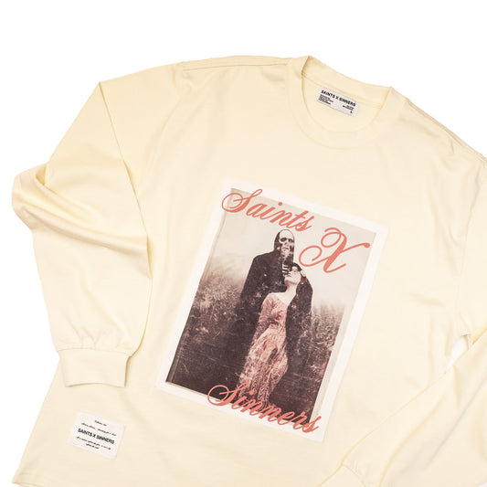 DON'T LOSE YOUR SOUL LS T-SHIRT - BUTTER